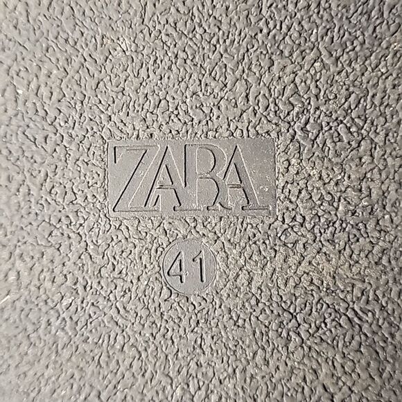 Zaba Sandals Leather Black Size 10 EU 41 Strappy Rubber Bottoms - Picture 9 of 9